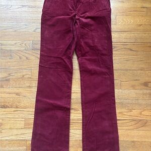 French Connection Burgundy Corduroy Pants
